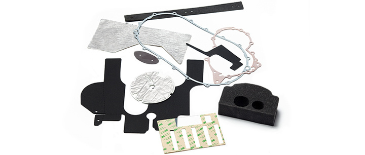 a spread of die-cut gaskets