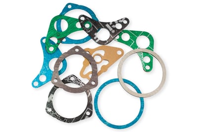 an assorted of various die cut gaskets