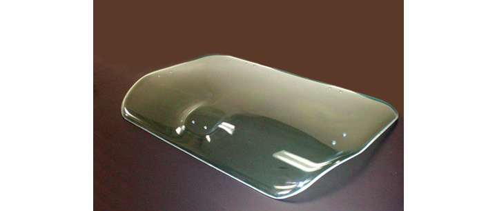 a plastic tray with a shiny finish