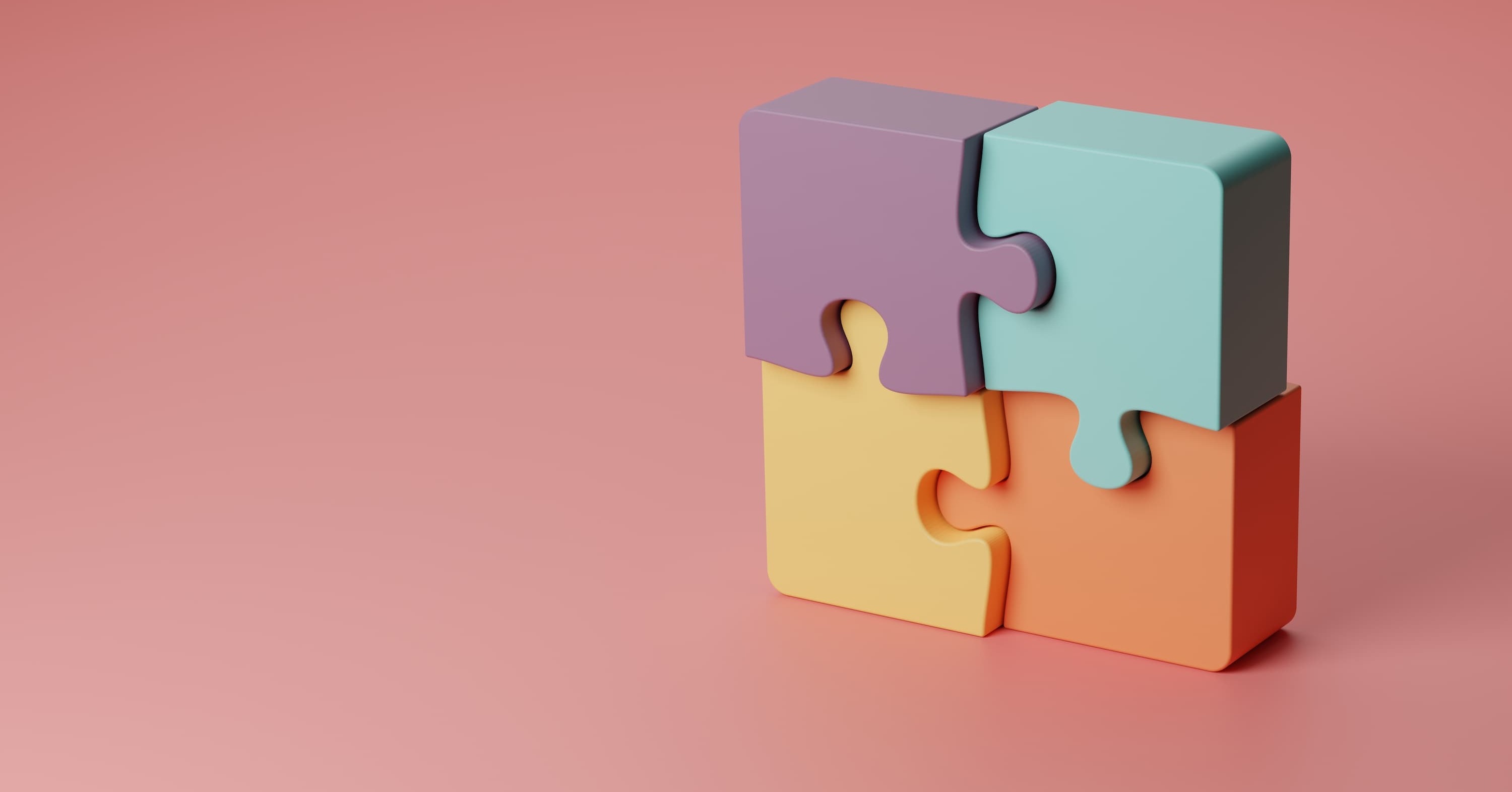 a series of interconnecting puzzle pieces